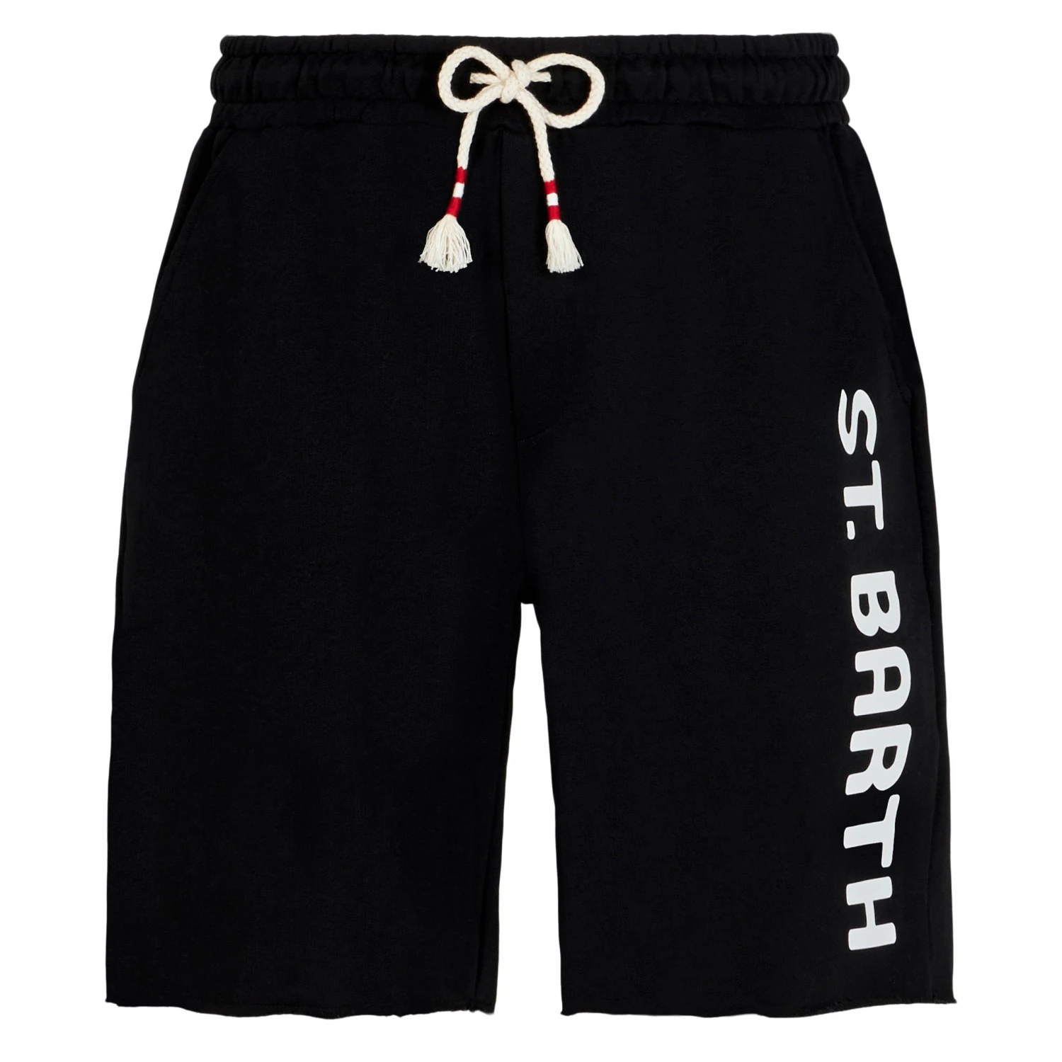 MC2 Saint Barth Man Black Cotton Bermuda 6 MC2 Saint Barth Man Black Cotton Bermuda - Image 4