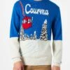 Man Sweater Courma Vintage Postcard Jacquard -MC2 Saint Barth Shop man courma postcard sweater 1