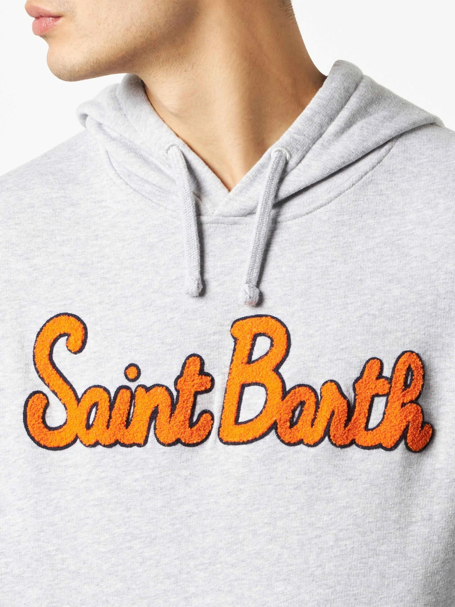 MC2 Saint Barth Man Cotton Hooded Sweatshirt With Patch 4 MC2 Saint Barth Man Cotton Hooded Sweatshirt With Patch - Image 2