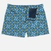 MC2 Saint Barth Man Swim Shorts With Maiolica Print -MC2 Saint Barth Shop man harrys majolic print1