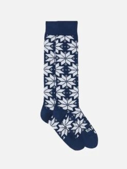 MC2 Saint Barth Man Long Socks With Nordic Pattern
