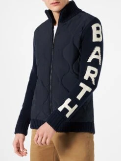 MC2 Saint Barth Man Blue Padded Jacket