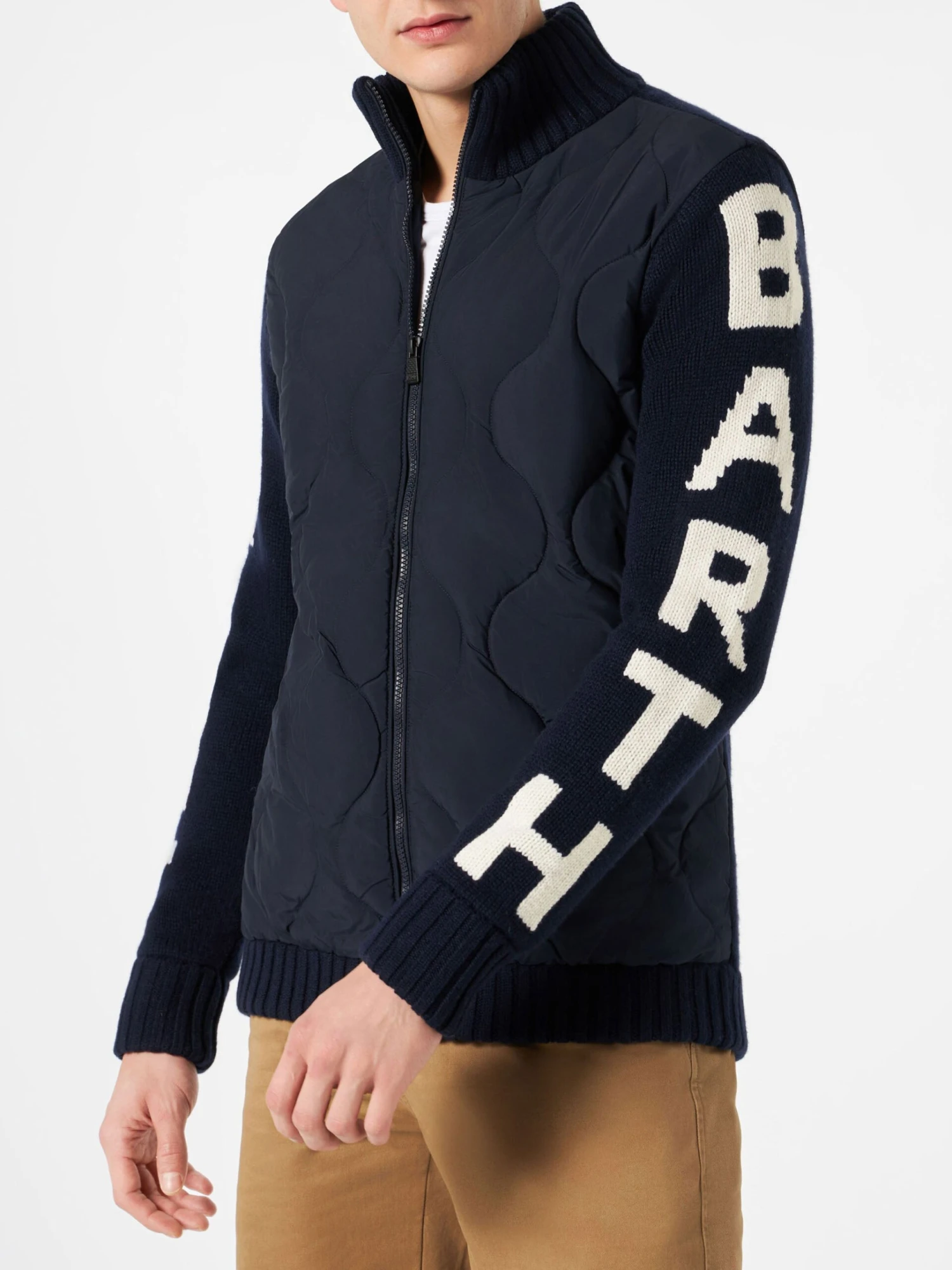 MC2 Saint Barth Man Blue Padded Jacket 3 MC2 Saint Barth Man Blue Padded Jacket