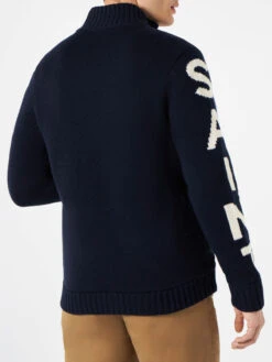 MC2 Saint Barth Man Blue Padded Jacket 8 MC2 Saint Barth Man Blue Padded Jacket -MC2 Saint Barth Shop man padded jacket blue 2