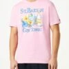 MC2 Saint Barth Man Cotton T-shirt With Gin And Flower Print -MC2 Saint Barth Shop man pink tshirt gin 1