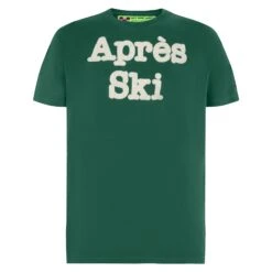 Après Ski Terry Patch T-shirt -MC2 Saint Barth Shop man print green tshirt 1