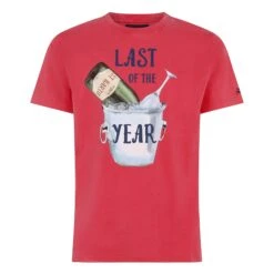 Last Year Print Red T-shirt -MC2 Saint Barth Shop man red print tshirt 1