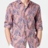 MC2 Saint Barth Man Muslin Cotton Sikelia Shirt With Paisley Print | Made With Liberty Fabric -MC2 Saint Barth Shop man shirt multicolorpaisley print 1