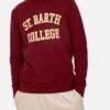 Burgundy Sweatshirt St. Barth Collegeprint