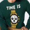 Man Sweater With Time Is Money Print