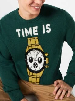 Man Sweater With Time Is Money Print