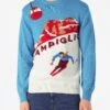 MC2 Saint Barth Man Sweater With Campiglio Postcard