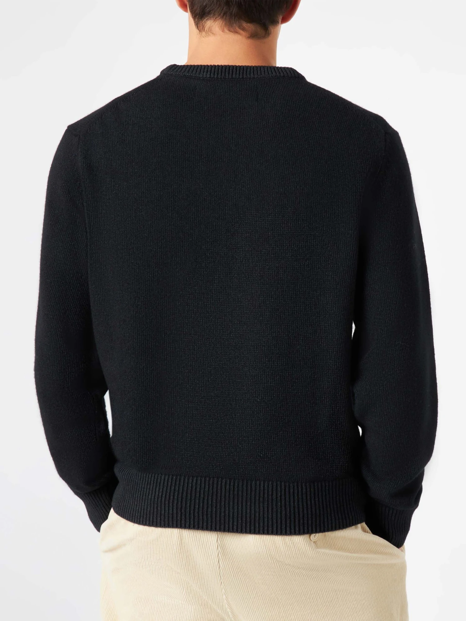 Man Black Sweater Off Piste Skull 5 Man Black Sweater Off Piste Skull - Image 3