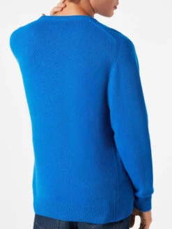 Man Sweater With St. Barth Padel Club Jacquard 8 Man Sweater With St. Barth Padel Club Jacquard -MC2 Saint Barth Shop man sweater with st barth padel club jacquard print2