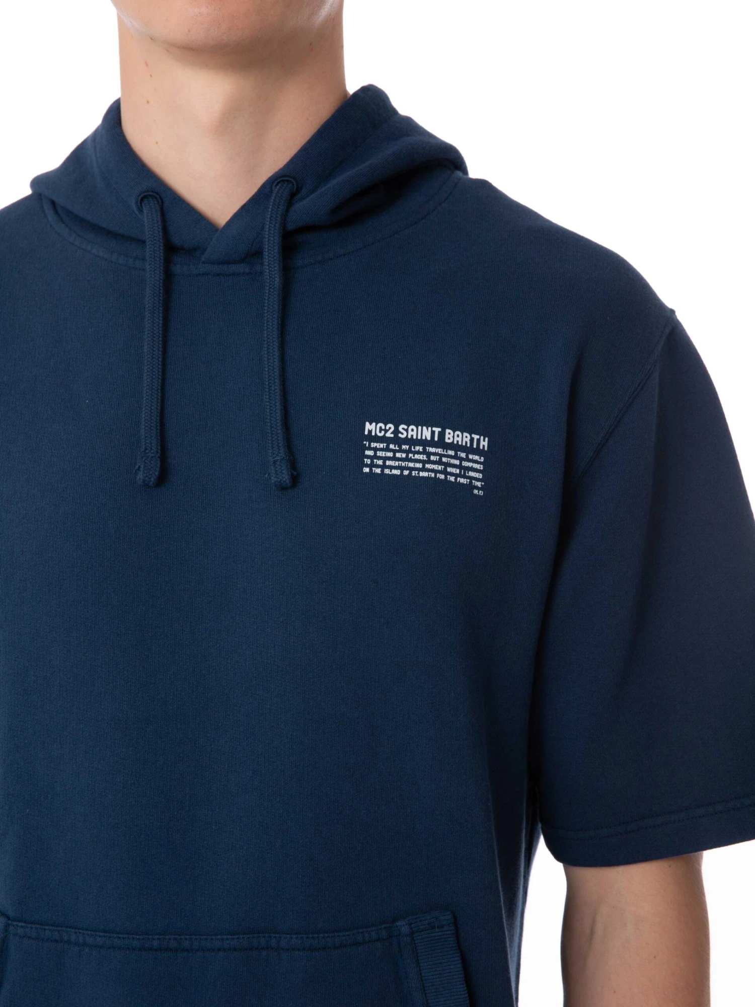 MC2 Saint Barth Man Short Sleeve Hoodie 5 MC2 Saint Barth Man Short Sleeve Hoodie - Image 3