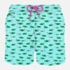 MC2 Saint Barth Man Light Fabric Swim Shorts With Swimmer Turtle Print 1 MC2 Saint Barth Man Light Fabric Swim Shorts With Swimmer Turtle Print -MC2 Saint Barth Shop man swim turtle lightblu 1