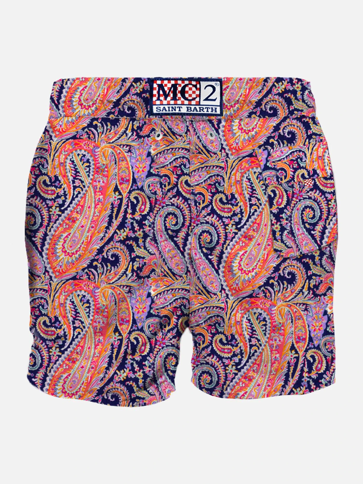 MC2 Saint Barth Man Classic Swim Shorts With Paisley Print | LIBERTY SPECIAL EDITION 4 MC2 Saint Barth Man Classic Swim Shorts With Paisley Print | LIBERTY SPECIAL EDITION - Image 2