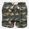 MC2 Saint Barth Man Swim Shorts With Camouflage Bandanna Print