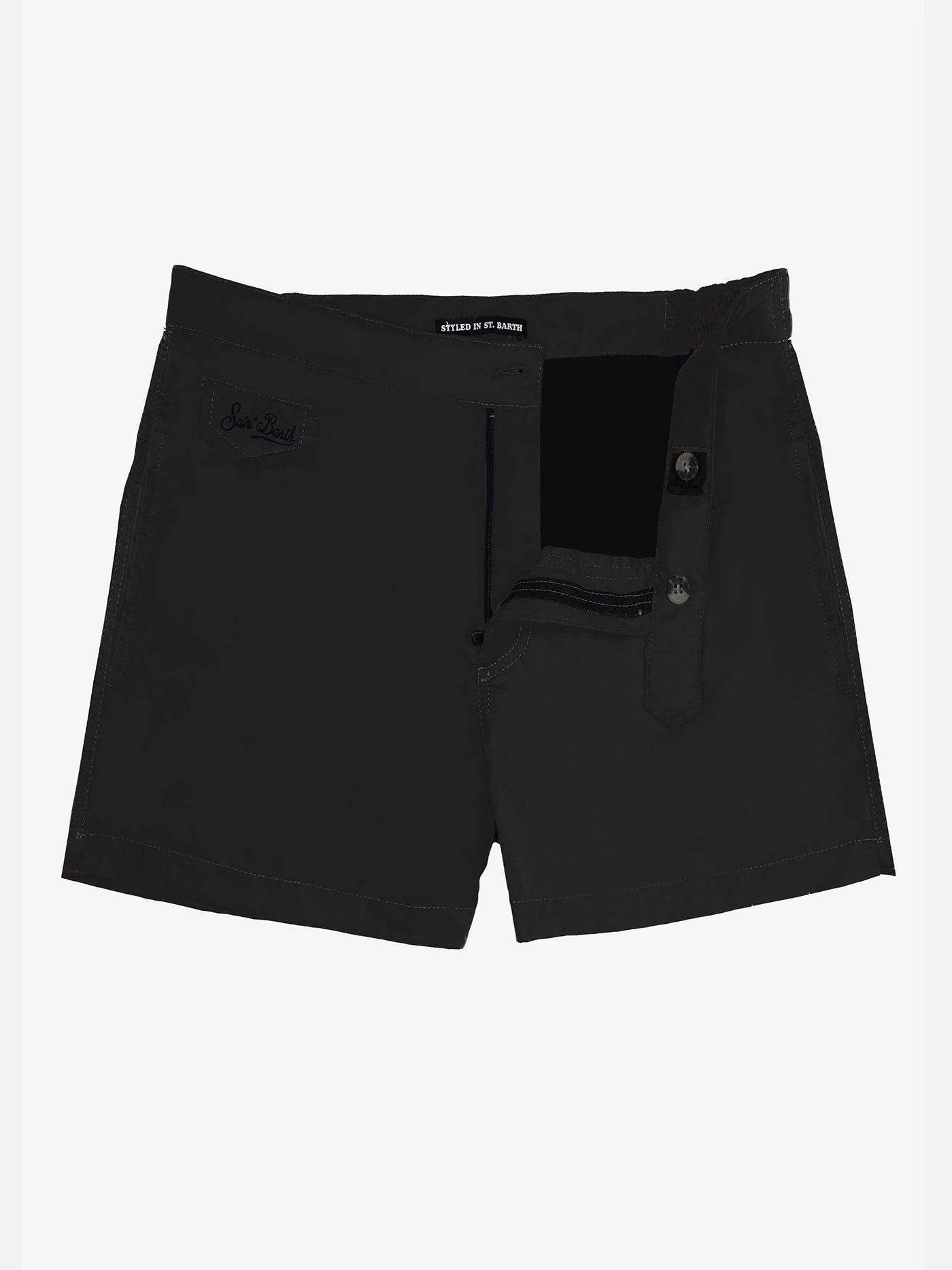 MC2 Saint Barth Black Man Swim Shorts 3 MC2 Saint Barth Black Man Swim Shorts
