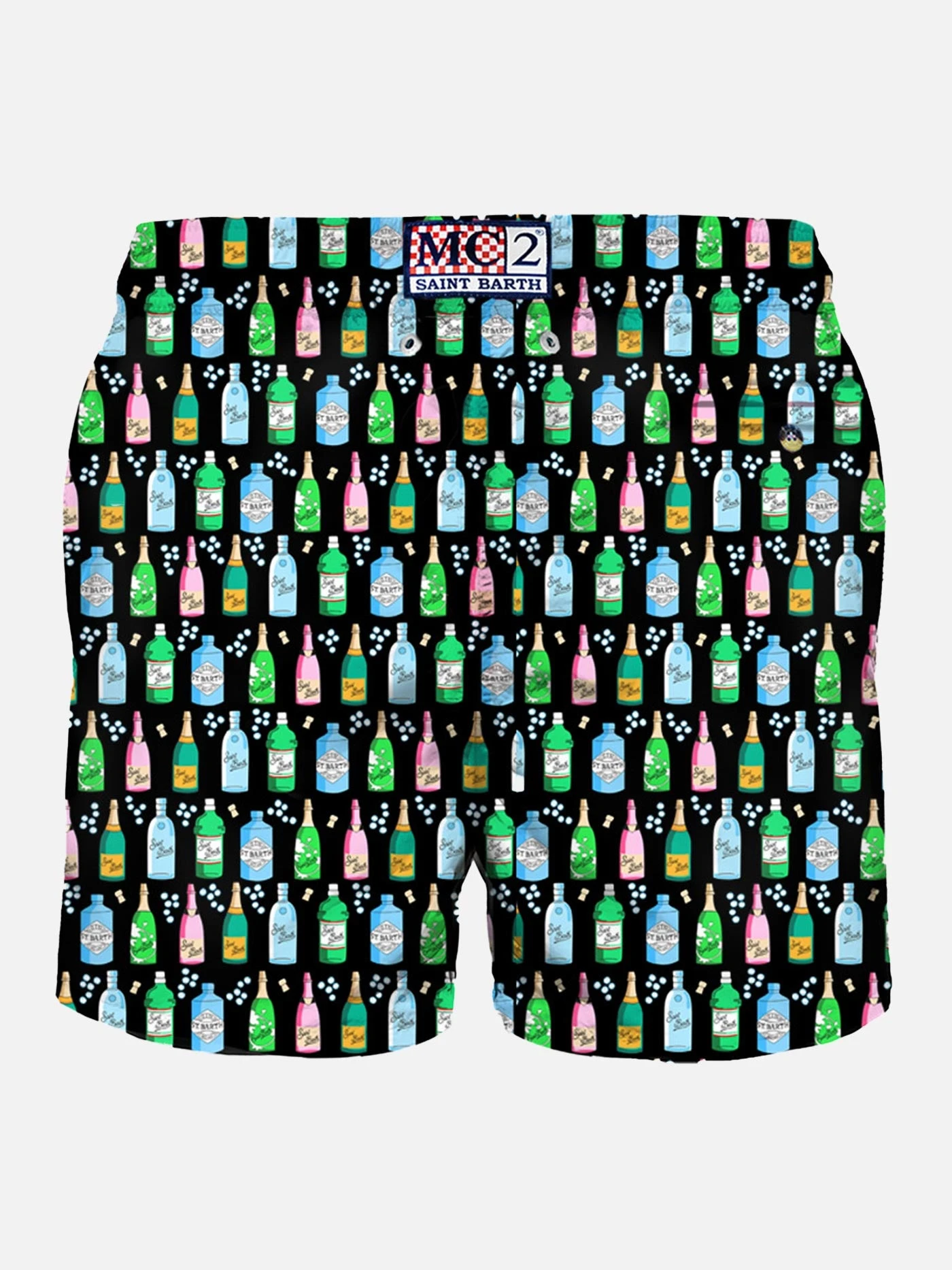 MC2 Saint Barth Man Light Fabric Swim Shorts With Bollicine Print 4 MC2 Saint Barth Man Light Fabric Swim Shorts With Bollicine Print - Image 2