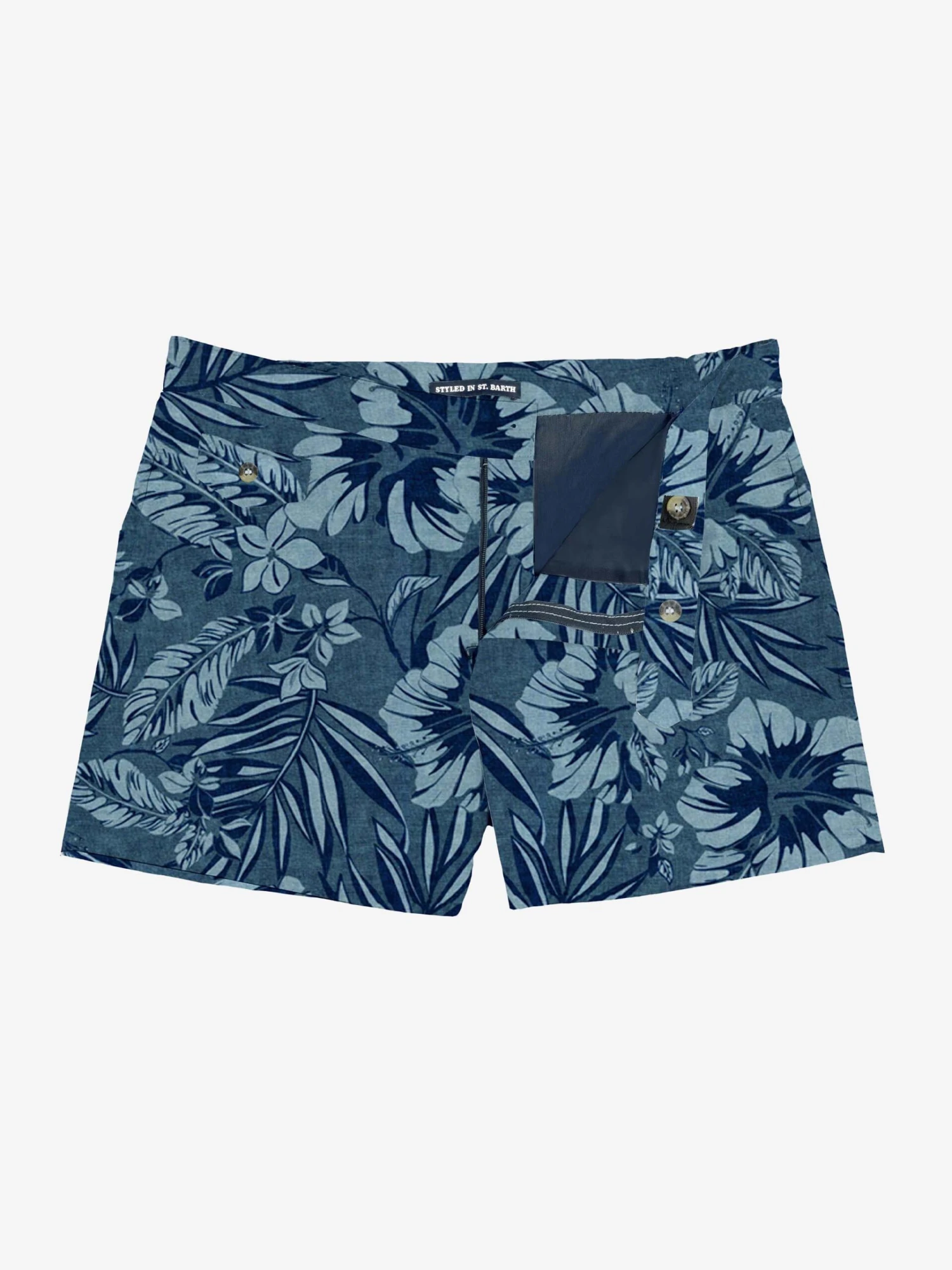 Man Swim Shorts With Tropical Print 4 Man Swim Shorts With Tropical Print - Image 2