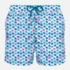 MC2 Saint Barth Man Light Fabric Swim Shorts With Starfish Print -MC2 Saint Barth Shop man swimshorts starfish summer