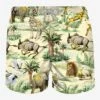 Man Classic Swim Shorts Wild Life Print