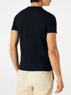 Après WhiSki Blue T-shirt -MC2 Saint Barth Shop man tshirt embroidery winter 2