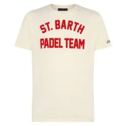 St. Barth Padel Team Print Man T-shirt -MC2 Saint Barth Shop man tshirt embroidery winter 4