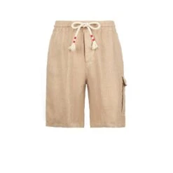 Man Beige Linen Bermuda Shorts -MC2 Saint Barth Shop man bermuda beige lino 1 b5ed08be d603 4f26 9034 e17043c109d3
