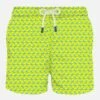 MC2 Saint Barth Man Swim Shorts Jelly Fish Fluo Print -MC2 Saint Barth Shop man saintbarth yellow 2