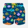 Colorful Fishprint Boy's Blu Swimshorts -MC2 Saint Barth Shop mare blu pesci costume bambino mc2 kids 0f35b2f1 4a0c 40fa 82a6 05543c3428d7