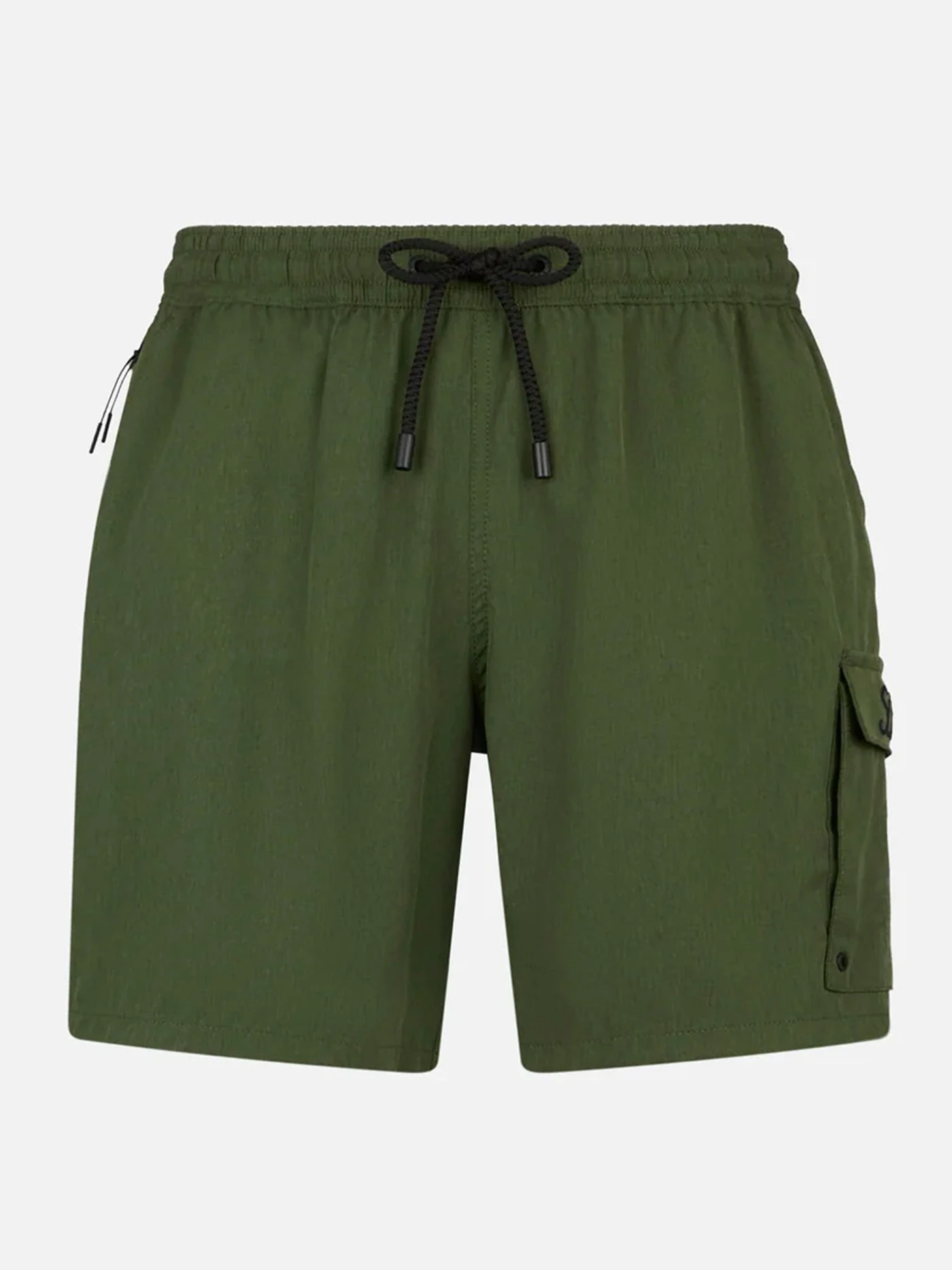 MC2 Saint Barth Man Military Green Comfort And Stretch Swim Shorts 3 MC2 Saint Barth Man Military Green Comfort And Stretch Swim Shorts