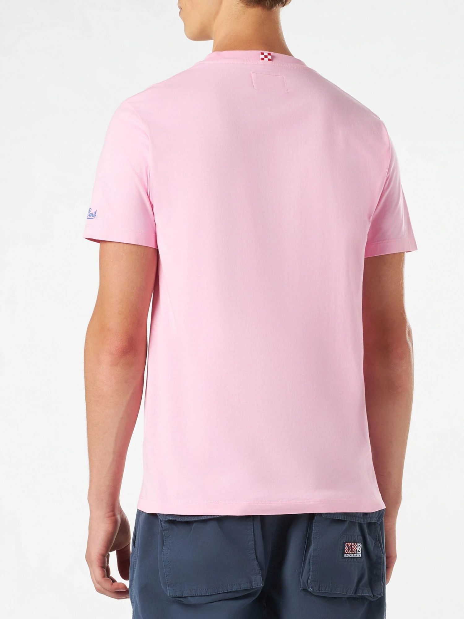 MC2 Saint Barth Man Cotton T-shirt With Mojito Print 5 MC2 Saint Barth Man Cotton T-shirt With Mojito Print - Image 3