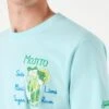 MC2 Saint Barth Man Cotton T-shirt With Mojito Embroidery