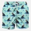 Monkey Riding Mid-length Swim Shorts -MC2 Saint Barth Shop monkey riding swimshort men 1