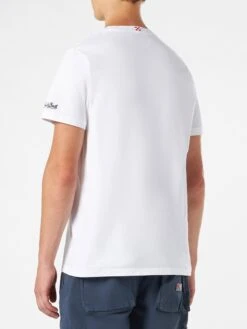 MC2 Saint Barth Man Cotton T-shirt With Motorcycle Print 8 MC2 Saint Barth Man Cotton T-shirt With Motorcycle Print -MC2 Saint Barth Shop moto club tshirt man 3