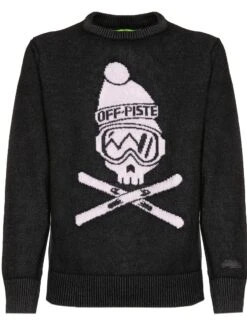 Man Black Sweater Off Piste Skull 9 Man Black Sweater Off Piste Skull -MC2 Saint Barth Shop off piste team knitwear 53a4f516 42a0 425b a188 ec356a8aeb8d