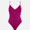 V Neck Fuchsia Fluo One Piece 1 V Neck Fuchsia Fluo One Piece -MC2 Saint Barth Shop one piece swimsuit fuchsia 4