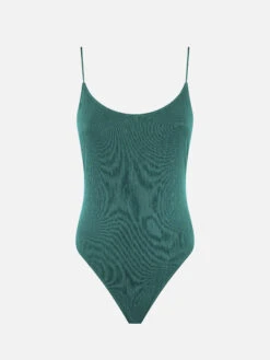 Pleated Plisse One Piece Swimsuit