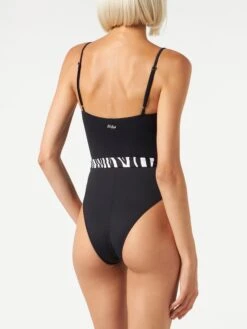 Zebra Sash Black One Piece Or Body -MC2 Saint Barth Shop onepiece swimsuit black zebra 2