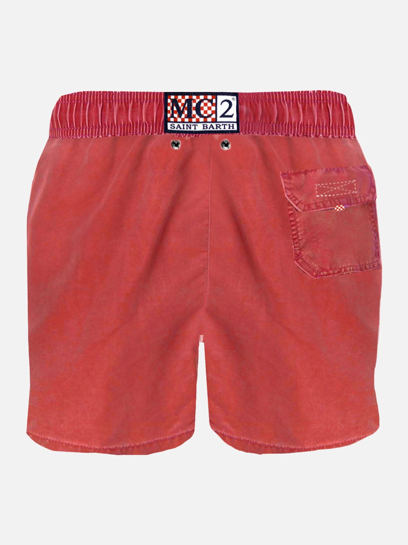 Red Delavè Man's Swim Shorts 4 Red Delavè Man's Swim Shorts - Image 2