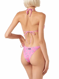 MC2 Saint Barth Woman Bandeau Bikini With Paisley Print 7 MC2 Saint Barth Woman Bandeau Bikini With Paisley Print -MC2 Saint Barth Shop paisley bandeau pink bikini 2