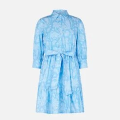 MC2 Saint Barth Paisley Print Cotton Short Dress Daisi -MC2 Saint Barth Shop paisley cotton dress short 4