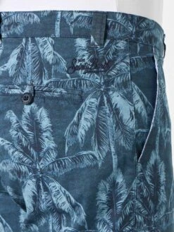 Man Cotton Bermuda With Palm Print -MC2 Saint Barth Shop palm bermuda cotton man 3