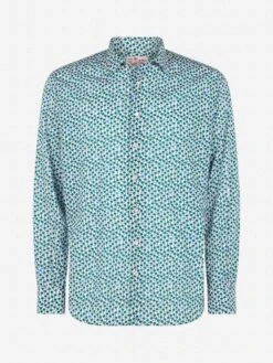 MC2 Saint Barth Man Muslin Cotton Sikelia Shirt With Palms Print -MC2 Saint Barth Shop palm muslin shirt man 4