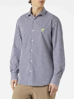 MC2 Saint Barth Man Striped Cotton Pamplona Shirt