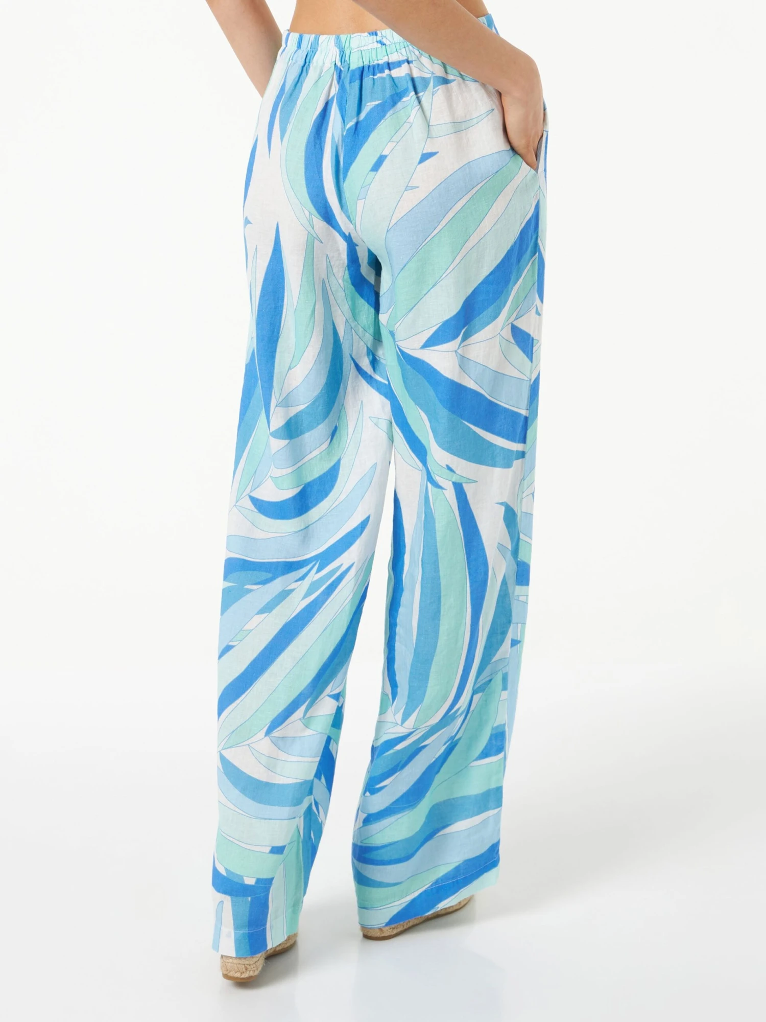 MC2 Saint Barth Woman Printed Linen Pants 4 MC2 Saint Barth Woman Printed Linen Pants - Image 2