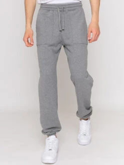 Grey Mélange Track Pants | Pantone® Special Edition 8 Grey Mélange Track Pants | Pantone® Special Edition -MC2 Saint Barth Shop pants. grey front