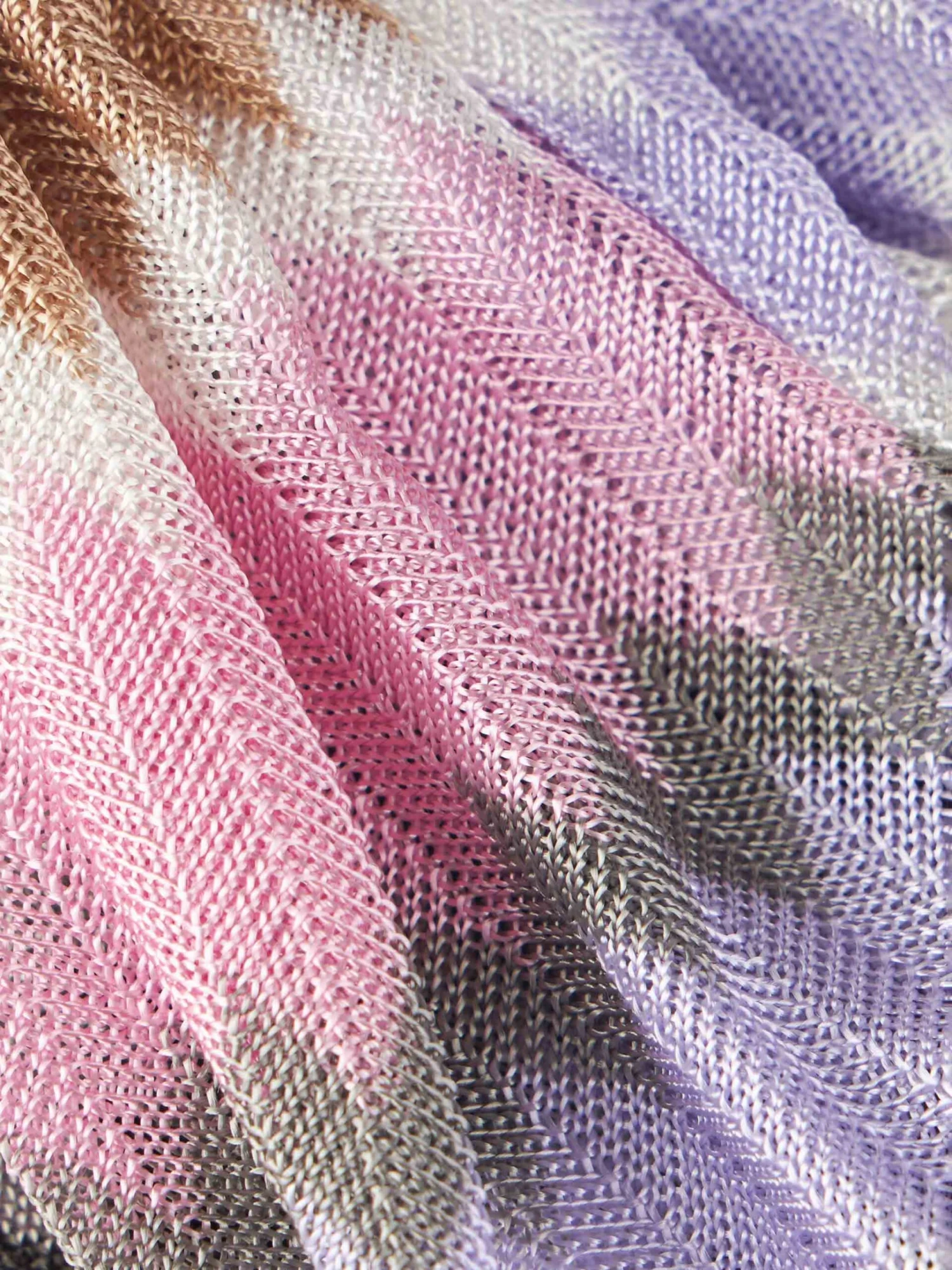 Woman Lilac Chevron Hairband 4 Woman Lilac Chevron Hairband - Image 2